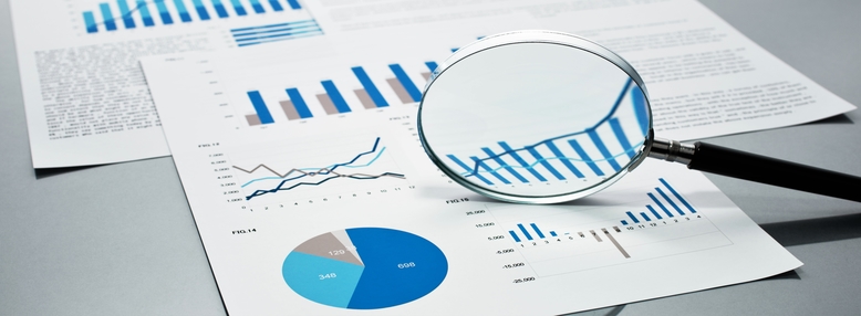 Magnifying glass and graphs